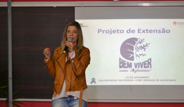 Notícia -  Doença de Alzheimer é tema de evento na Unesc