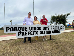 Notícia - Primeiro parque municipal de Forquilhinha leva o nome de 