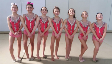Notícia - Equipe feminina de Ginástica Rítmica representa Criciúma em torneio
