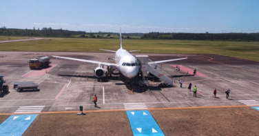 Notícia - Aeroporto de SC opera no vermelho e aposta em voo noturno da GOL para reverter prejuízo