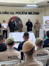 Notícia - Governo de Criciúma e Polícia Militar firmam convênio para reforço na segurança pública