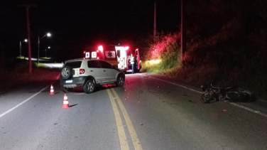 Notícia - Motociclista morre em acidente grave em Urussanga