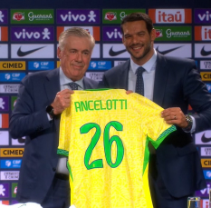 Notícia - Ancelotti anuncia a primeira convocação pela Seleção Brasileira
