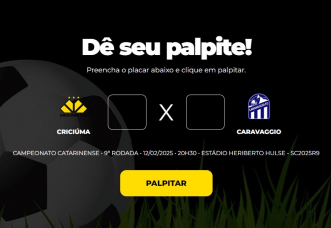 Notícia - Bolão Bistek: Dê seu palpite para Criciúma x Caravaggio
