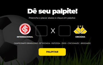 Notícia - Bolão Bistek: dê seu palpite para Internacional e Criciúma