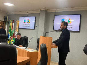 Notícia - Jair Nandi toma posse como prefeito de Urussanga 