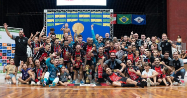 Notícia - Santa Catarina fecha 2025 como líder nacional em títulos no futsal