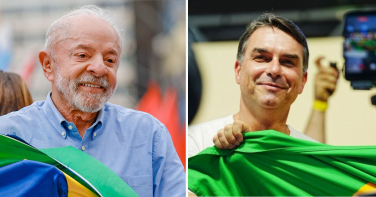 Notícia - Lula e Flávio Bolsonaro vão disputar segundo turno pela Presidência