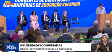 Notícia - AO VIVO: Lula se reúne com dirigentes de Instituições Comunitárias de Educação Superior