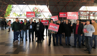 Notícia - Movimento Sindical do Sul adere ao Dia do Basta