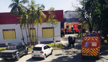 Notícia - Princípio de incêndio na Minamel