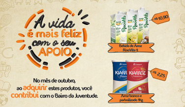 Notícia - Fumacense alimentos na campanha SuperAção de Outubro