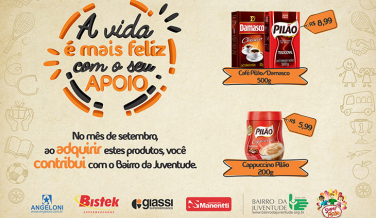Notícia - Pilão e Damasco chegam a campanha SuperAção de Setembro