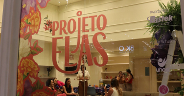 Notícia - Projeto Elas: Rádio Som Maior inaugura lounge no Nações Shopping