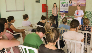 Notícia - Outubro Rosa: Prevenção em pauta nas conversas em Içara