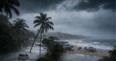 Notícia - SC entra em alerta laranja para chuva forte, granizo e vendavais