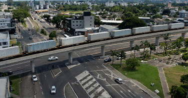 Notícia - Vídeo inédito revela como será a ferrovia elevada de R$ 260 milhões em SC