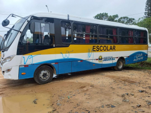Notícia - Ônibus e rodoviária de Jaguaruna são alvos de vandalismo