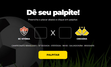 Notícia - Bolão do Bistek: faça o palpite para Vitória e Criciúma