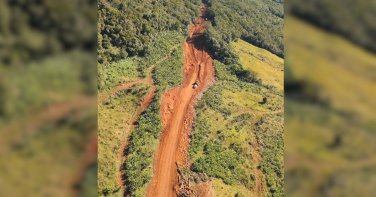 Notícia - Após décadas de espera, prefeito celebra avanço de obra histórica entre SC e RS