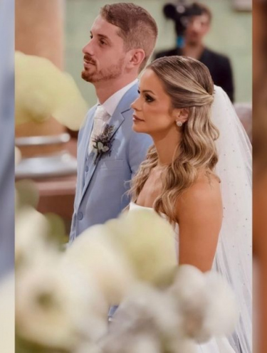 Wilian e Aline: A festa