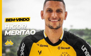 Criciúma confirma o volante Higor Meritão