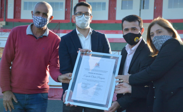 Próspera recebe homenagem da Câmara de Vereadores de Criciúma