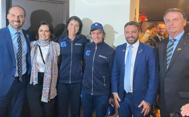 Daniel Freitas cumpre agenda com Jair Bolsonaro na Flórida