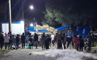 [Vídeo] Mais de quatro toneladas de peixe são pescados em Jaguaruna