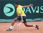 Thiago Monteiro entra em quadra na Davis