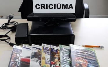 Receptação: XBOX furtado é recuperado