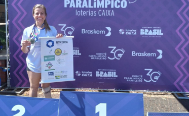 Paratleta conquista dobradinha no Meeting de Atletismo em Goiânia