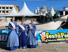 Estrutura da 33ª Festa do Peixe começa a ser montada em Balneário Arroio do Silva