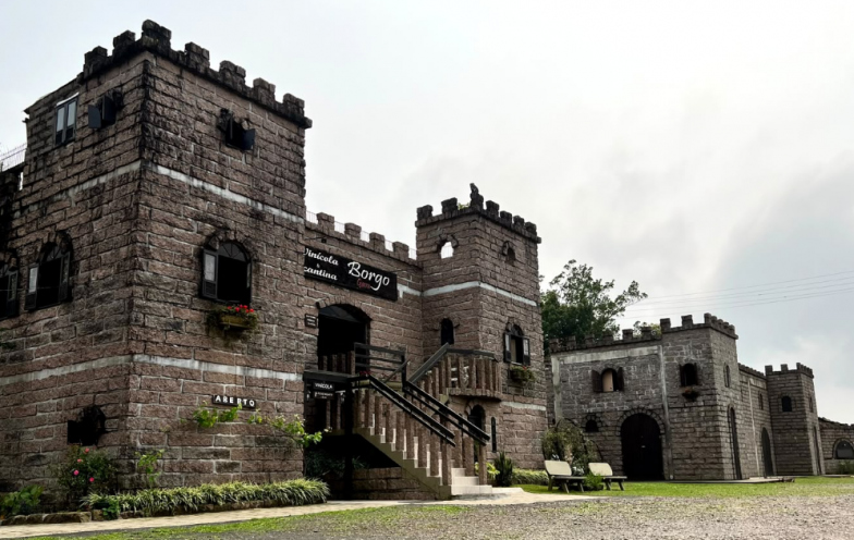 Castelo de pedra vira atração turística e mantém tradição do vinho em Nova Veneza
