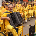 Polentopéia leva cultura italiana e polenta ao público durante a Festa da Gastronomia em Nova Veneza  