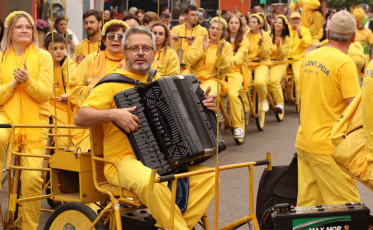 Polentopéia leva cultura italiana e polenta ao público durante a Festa da Gastronomia em Nova Veneza  