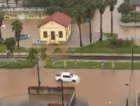 Chuva inunda ruas de Içara e provoca suspensão de aulas na rede municipal