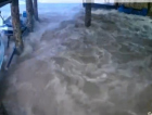  Tsunami meteorológico provoca alagamentos no litoral de SC