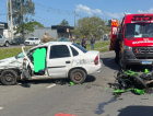 Motociclista fica em estado crítico após colisão com carro em Araranguá