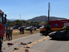 Homem de 36 anos morre após colisão frontal em Meleiro