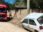 Saída de pista seguida de colisão deixa duas vítimas em Armazém