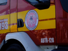 Colisão entre carro e moto termina em incêndio na SC-445 entre Turvo e Ermo