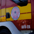 Colisão entre carro e moto termina em incêndio na SC-445 entre Turvo e Ermo