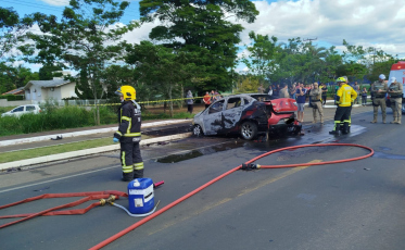 Acidente na SC-285 em Turvo deixa dois mortos e criança de 9 anos gravemente ferida