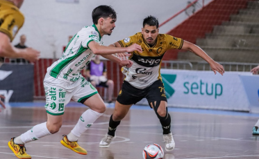 Criciúma Futsal larga atrás nas quartas do Brasileiro 