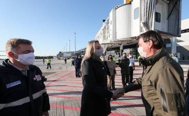 O que Bolsonaro viu no sobrevoo ao estado