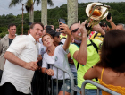 Em Santa Catarina, Bolsonaro fala em vacina, Congresso e dificuldades 