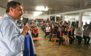 Nova Veneza: Governador dá ordem de serviço para pavimentação de mais um trecho da SC-443 