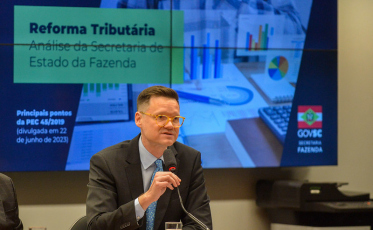SC perde com a reforma tributária, diz secretário de Estado da Fazenda (ÁUDIO)