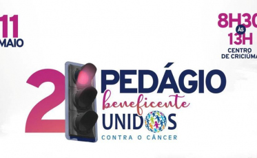 Sábado de pedágio solidário nas ruas de Criciúma